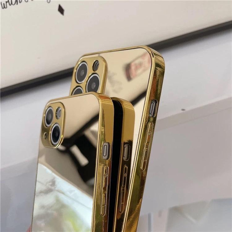 Premium Gold and Silver Cell Phone Case