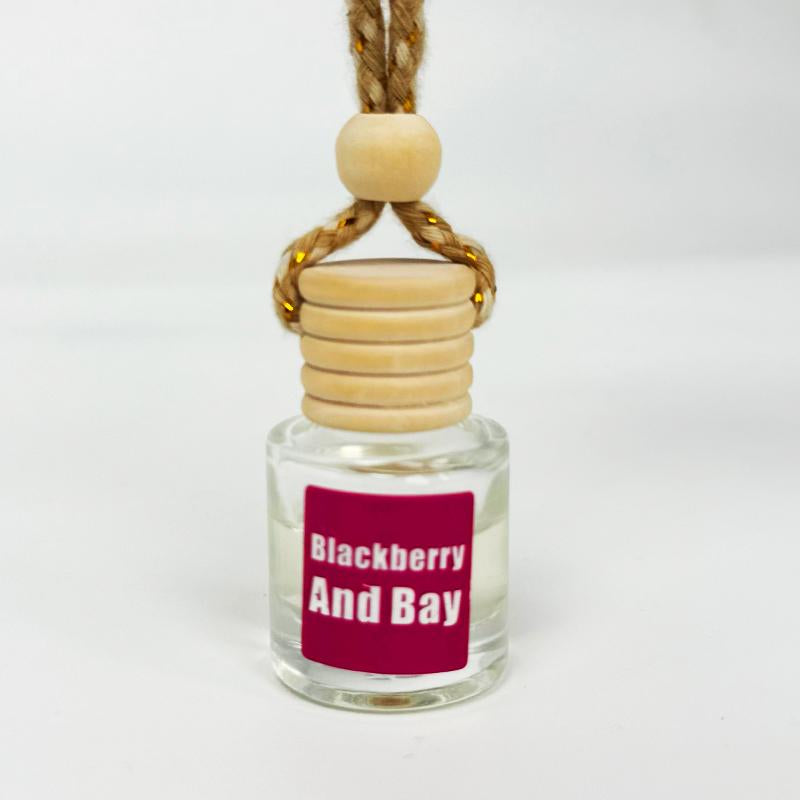Car Air Freshener Hanging Diffuser - 8ml Natural Fruit Fragrance Oil for Automotive Use and Gifting