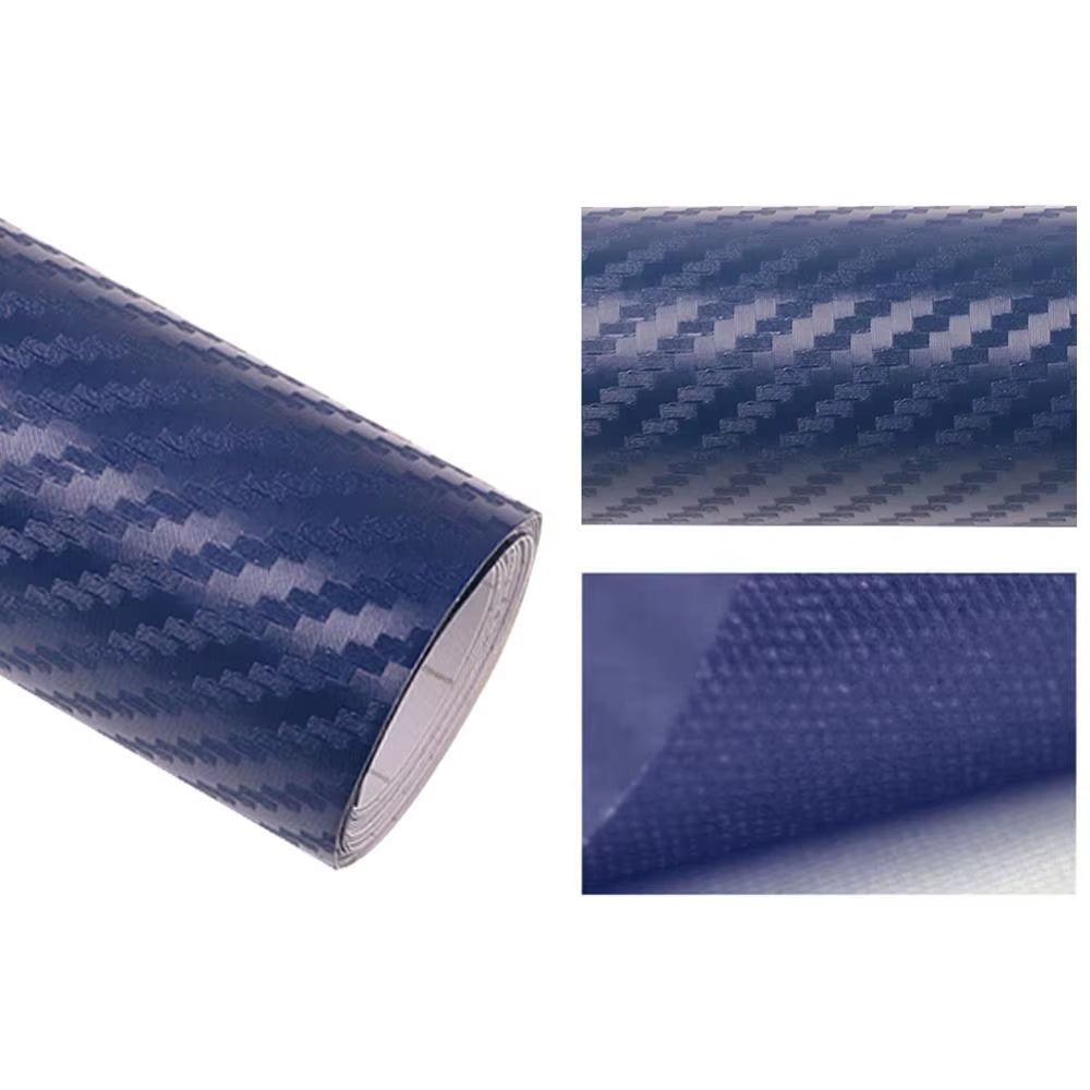 152/127 cm 3D Carbon Fiber Vinyl Wrap Film - Colorful Automotive Decals and Accessories