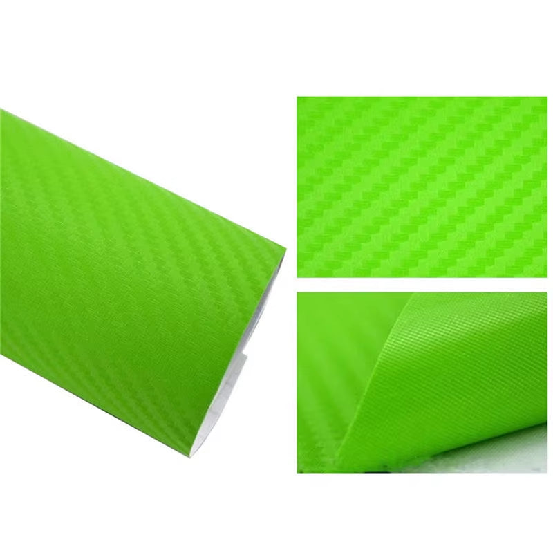 152/127 cm 3D Carbon Fiber Vinyl Wrap Film - Colorful Automotive Decals and Accessories