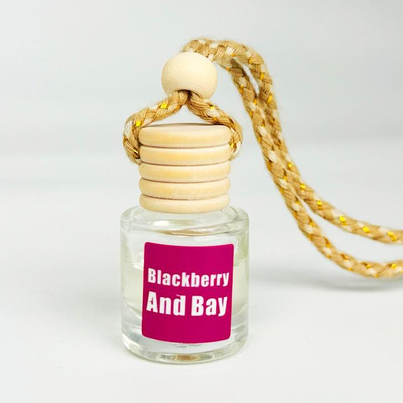 Car Air Freshener Hanging Diffuser - 8ml Natural Fruit Fragrance Oil for Automotive Use and Gifting