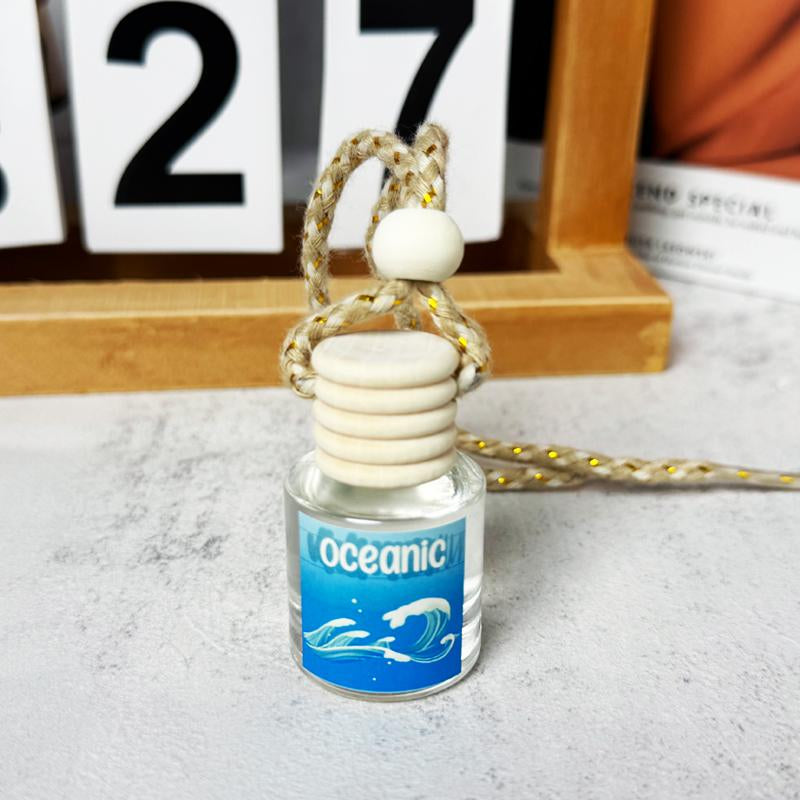 Car Air Freshener Hanging Diffuser - 8ml Natural Fruit Fragrance Oil for Automotive Use and Gifting
