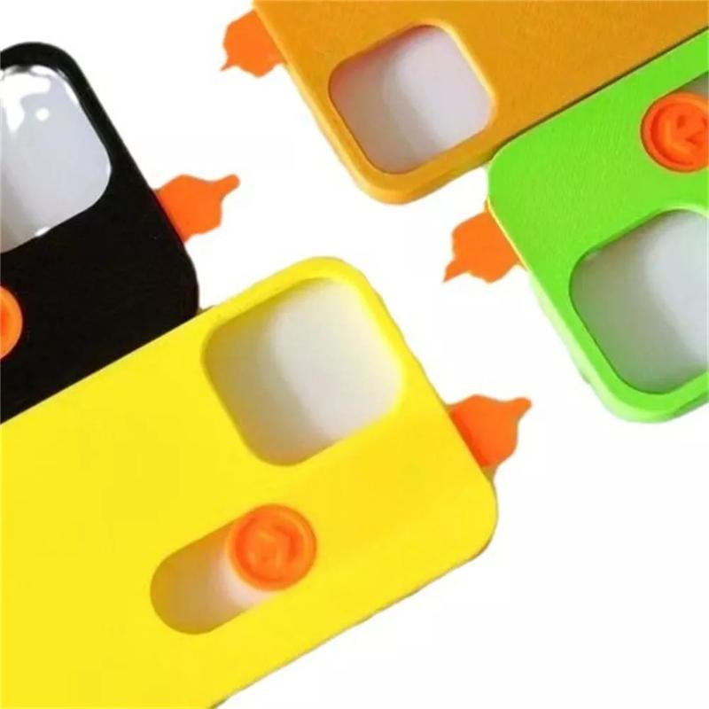 3D Printed Novelty Middle Finger Emoji Phone Case