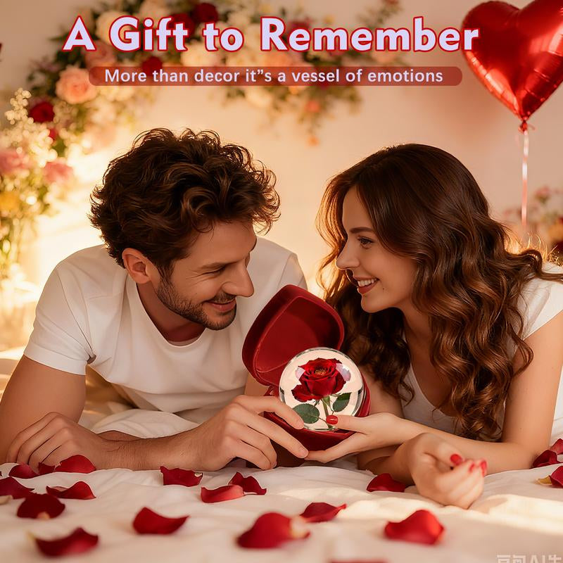 2.7-Inch Crystal Ball Digital Photo Album - Customizable Electronic Display for Cherished Memories with Loved Ones and Pets
