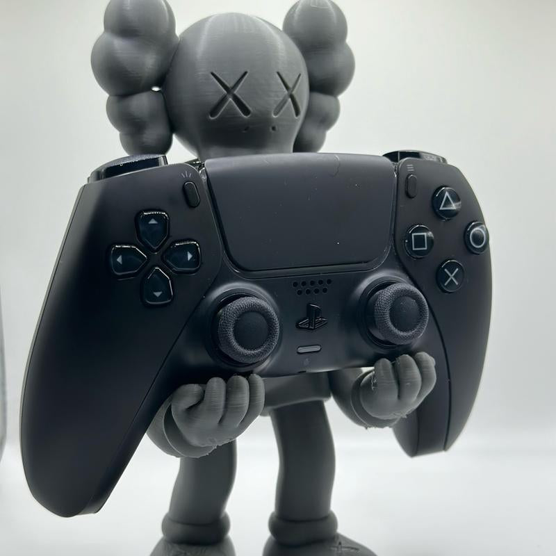 Artistic Controller Stand and Cellphone Holder for PS5/PS4 | Premium Gaming Desk Accessory | Display Stand for PlayStation Controllers