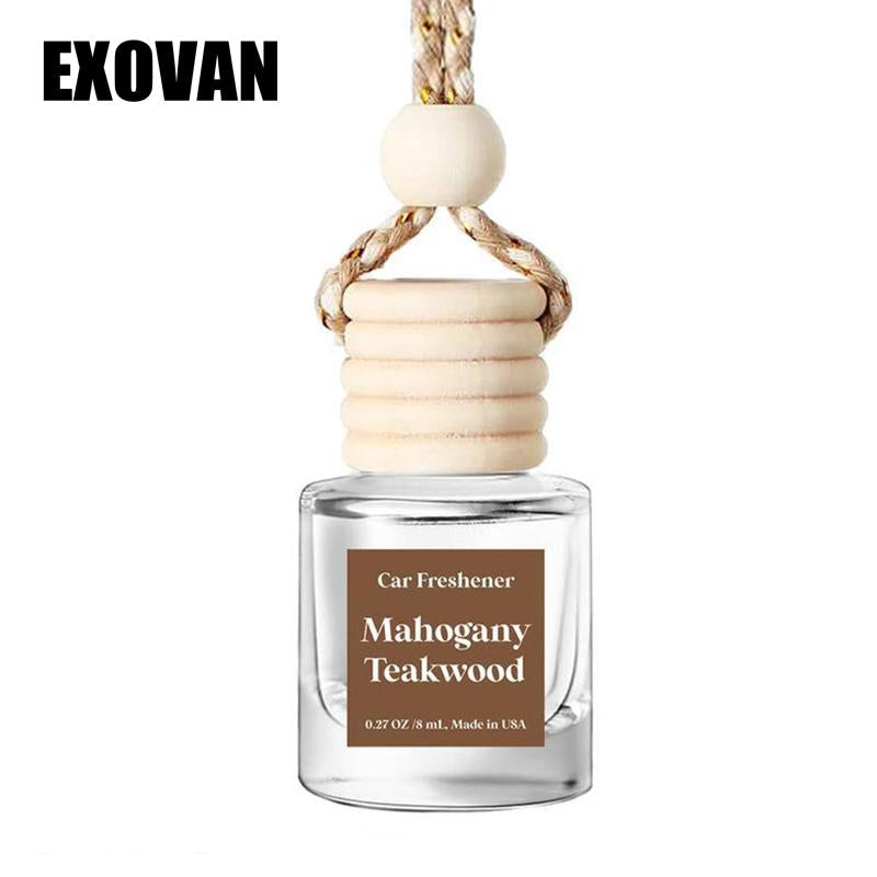Car Air Freshener Hanging Diffuser - 8ml Natural Fruit Fragrance Oil for Automotive Use and Gifting