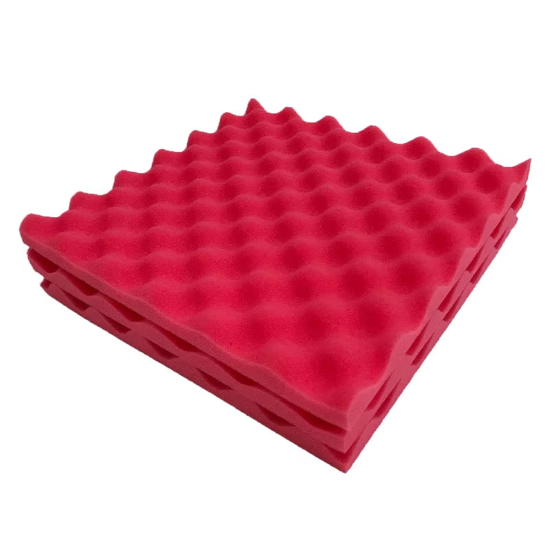 Acoustic Foam Soundproofing Panels - Noise Dampening Studio Foam (30 x 30 x 3 cm)
