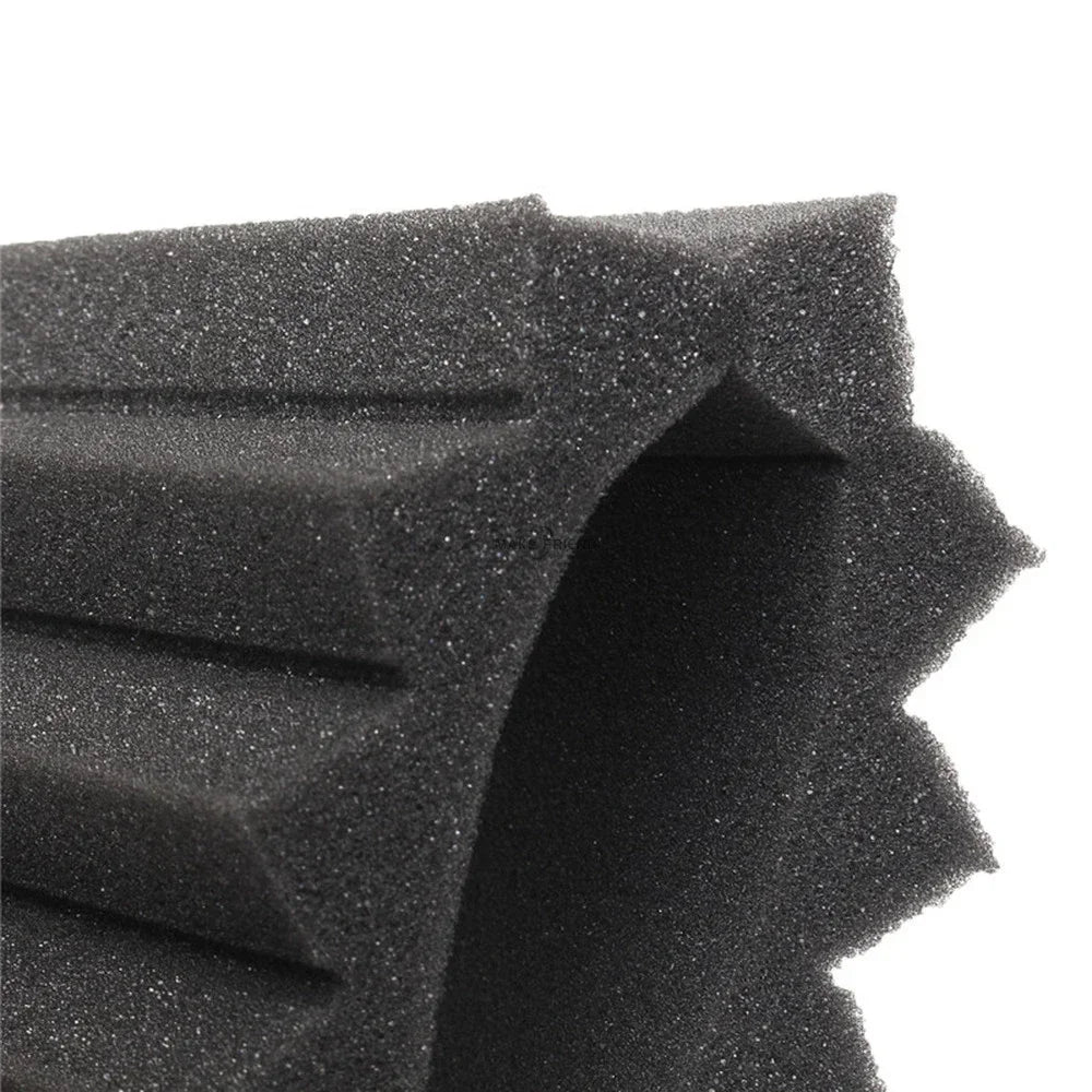 24-Pack 30x30x2.5 cm Studio Acoustic Foam Panels for Wall Insulation and Sound Absorption