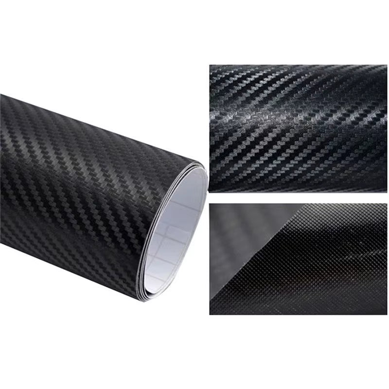 152/127 cm 3D Carbon Fiber Vinyl Wrap Film - Colorful Automotive Decals and Accessories