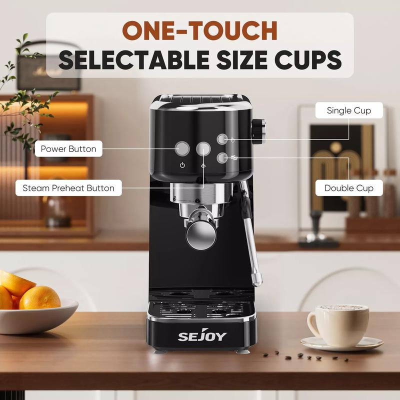 20-Bar Professional Espresso and Cappuccino Maker