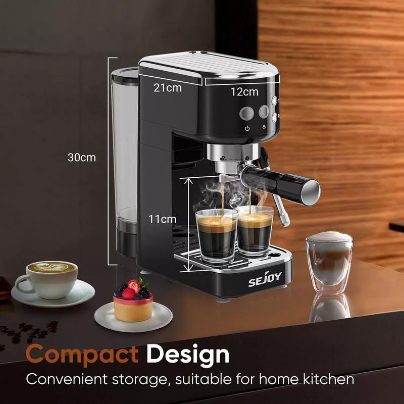20-Bar Professional Espresso and Cappuccino Maker