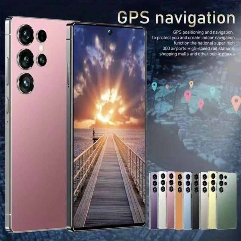 2025 Android 14 Smartphone - 6.8-Inch Display with Complete Protection Package Including Casing, Screen Protector, Stylus, Earphones, and Type-C Charging Cable - Perfect Gift for Holidays and Birthdays