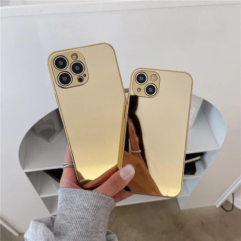 Premium Gold and Silver Cell Phone Case