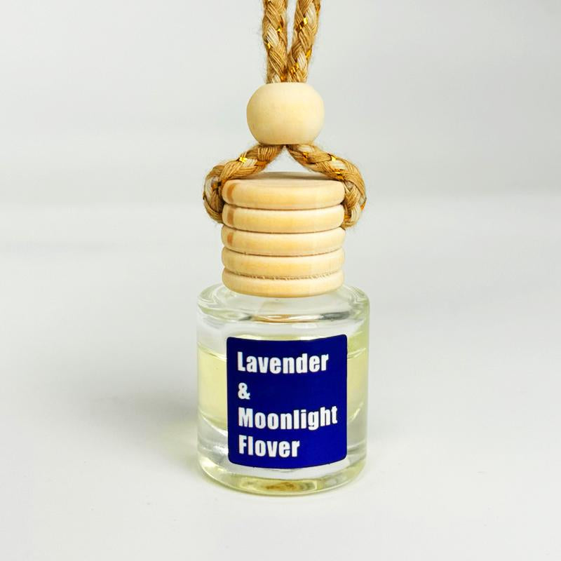 Car Air Freshener Hanging Diffuser - 8ml Natural Fruit Fragrance Oil for Automotive Use and Gifting