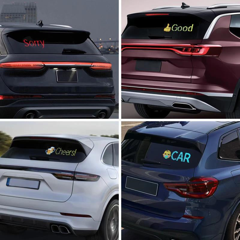 2024 Premium Programmable LED Vehicle Sign with Bluetooth App Control and Flexible Matrix Display