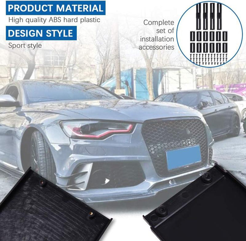 2-Piece Universal Car Side Skirts - 78.7"/86.6" Side Skirt Extension Splitter Lip, Compatible Rocker Panel Body Kit for Honda Civic, Toyota Corolla, Nissan Altima, and Volkswagen