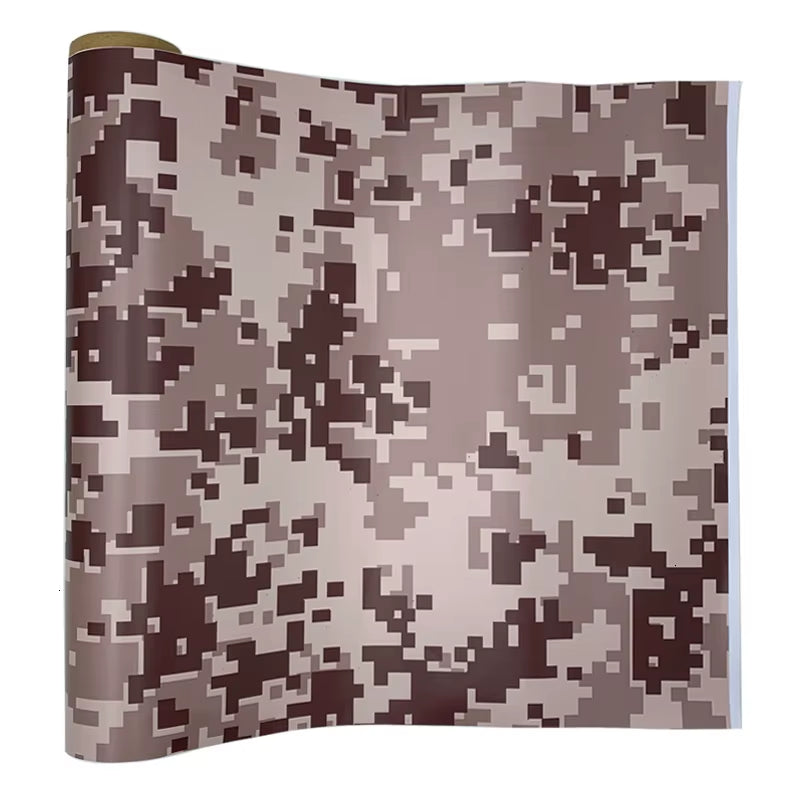 5 Sizes Digital Printed Camo Vinyl Film Wrapping Motorcycle Scooter Car Sticker Wrap Car Styling Foil Pixels Camouflage Film
