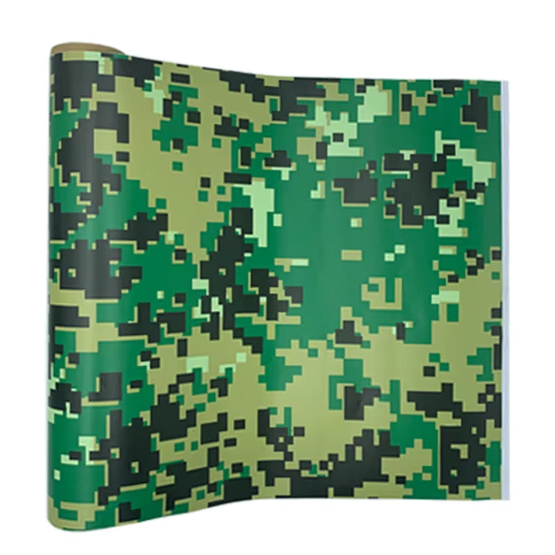 5 Sizes Digital Printed Camo Vinyl Film Wrapping Motorcycle Scooter Car Sticker Wrap Car Styling Foil Pixels Camouflage Film