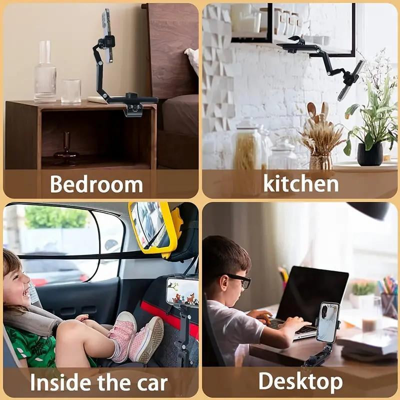 2025 Premium 1080° Multi-Function Sun Visor Universal 360° Rotating Phone Holder - Versatile Car Mount with Adjustable Rotatable and Retractable Features