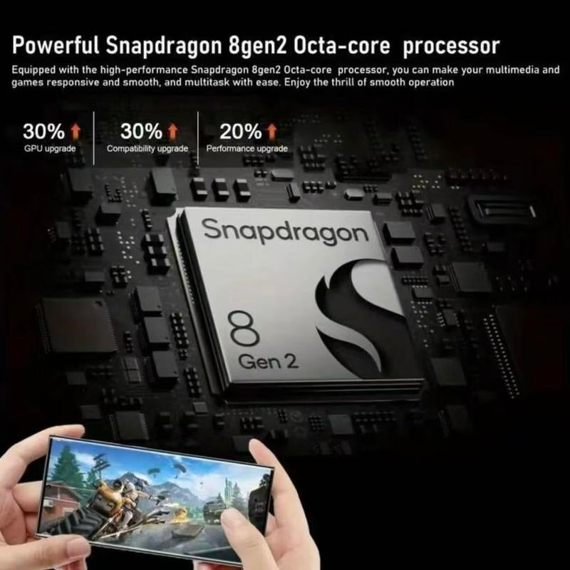2025 Android 14 Smartphone - 6.8-Inch Display with Complete Protection Package Including Casing, Screen Protector, Stylus, Earphones, and Type-C Charging Cable - Perfect Gift for Holidays and Birthdays