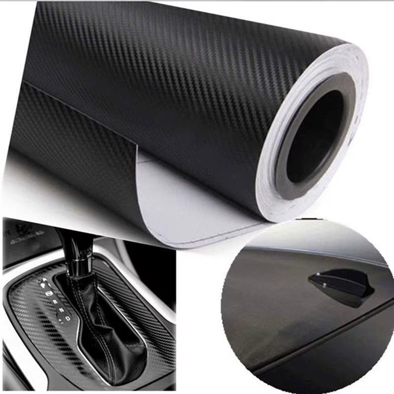 152/127 cm 3D Carbon Fiber Vinyl Wrap Film - Colorful Automotive Decals and Accessories