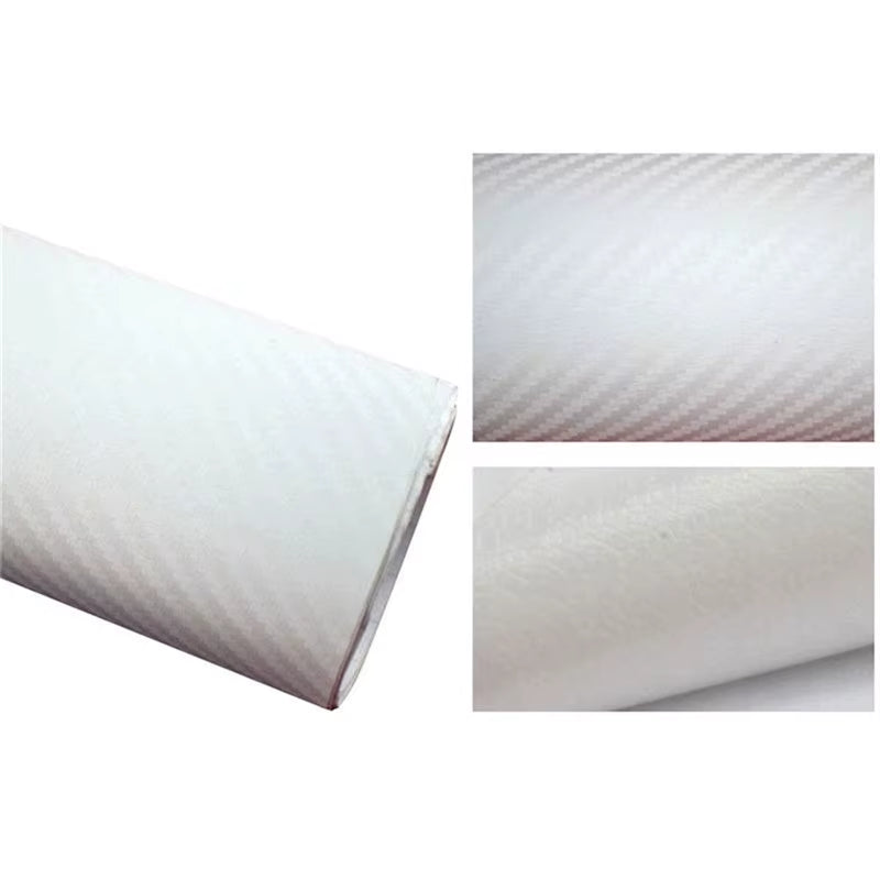 152/127 cm 3D Carbon Fiber Vinyl Wrap Film - Colorful Automotive Decals and Accessories