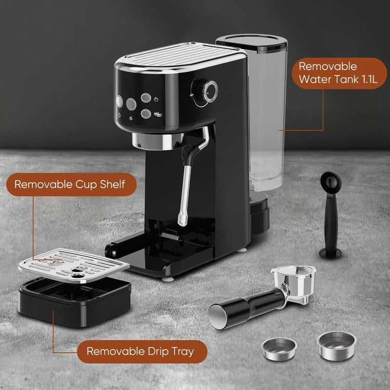 20-Bar Professional Espresso and Cappuccino Maker