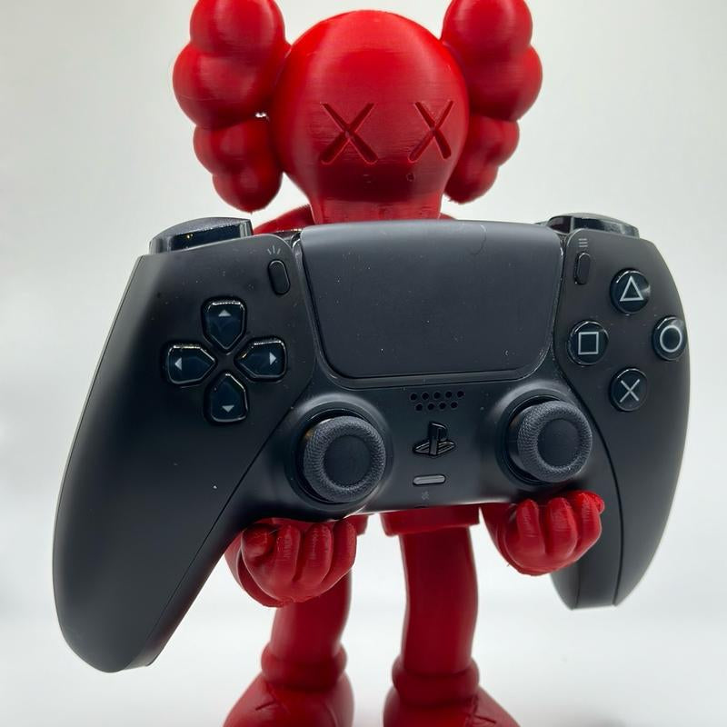 Artistic Controller Stand and Cellphone Holder for PS5/PS4 | Premium Gaming Desk Accessory | Display Stand for PlayStation Controllers