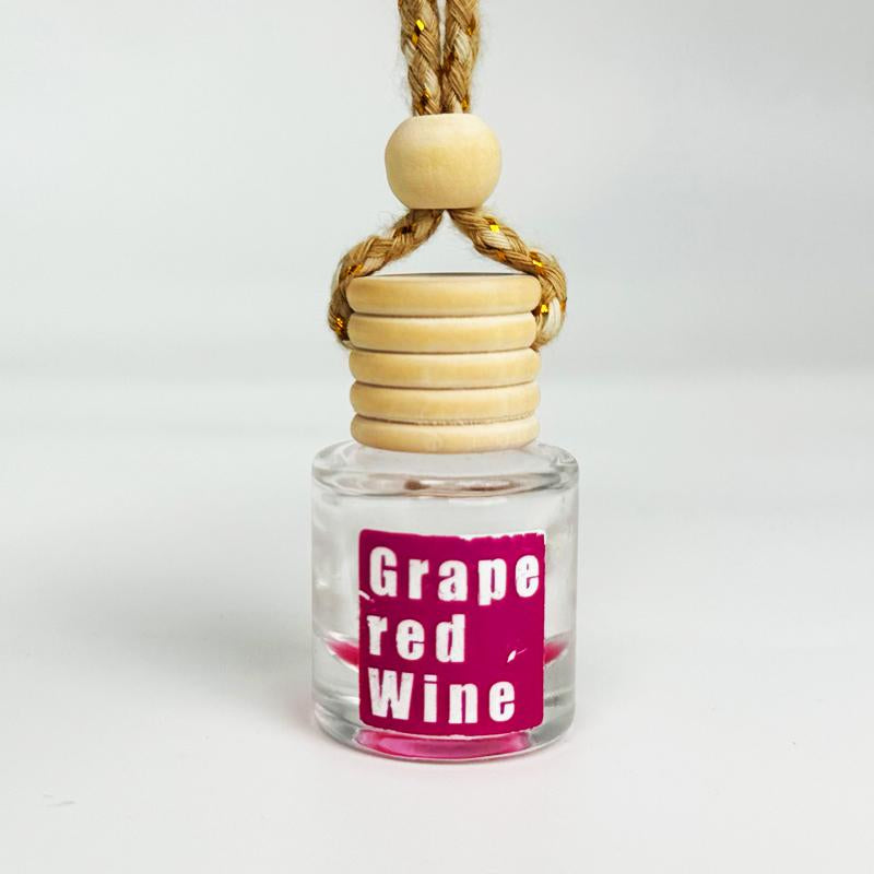 Car Air Freshener Hanging Diffuser - 8ml Natural Fruit Fragrance Oil for Automotive Use and Gifting