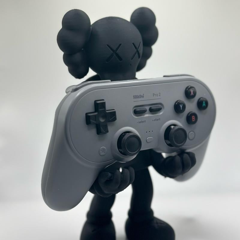 Artistic Controller Stand and Cellphone Holder for PS5/PS4 | Premium Gaming Desk Accessory | Display Stand for PlayStation Controllers