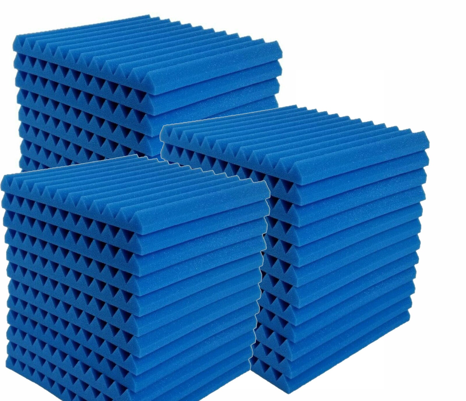12-Inch Acoustic Foam Wedge Panels for Enhanced Soundproofing and Insulation