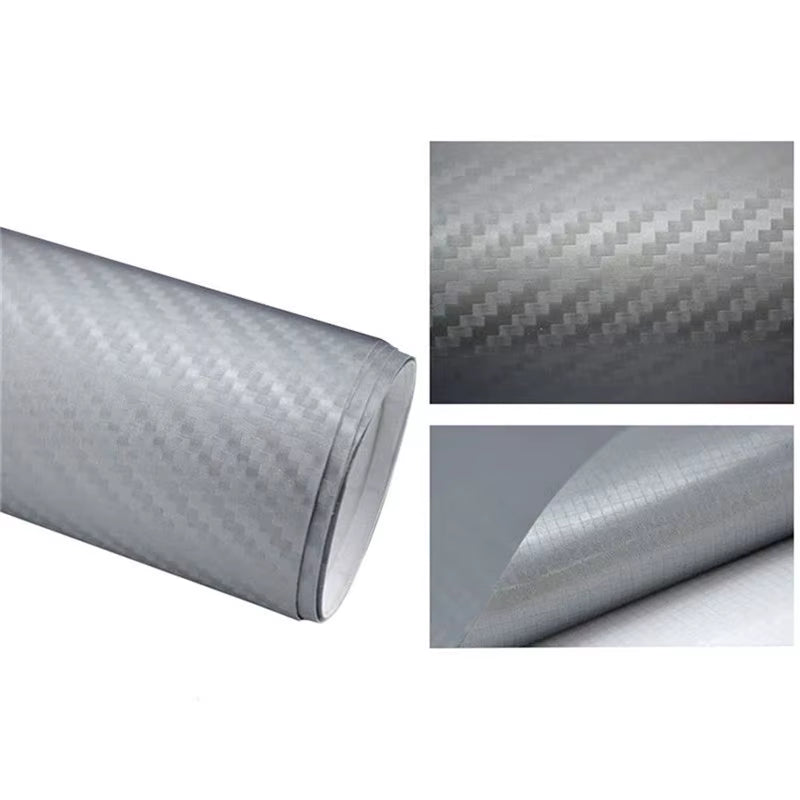152/127 cm 3D Carbon Fiber Vinyl Wrap Film - Colorful Automotive Decals and Accessories