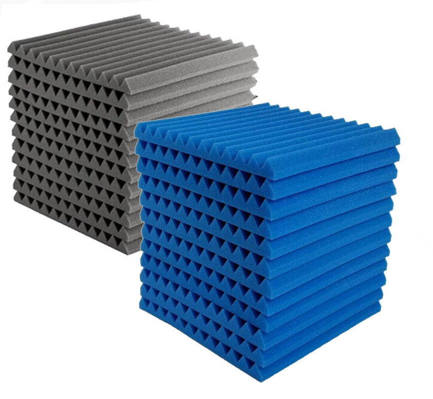 12-Inch Acoustic Foam Wedge Panels for Enhanced Soundproofing and Insulation