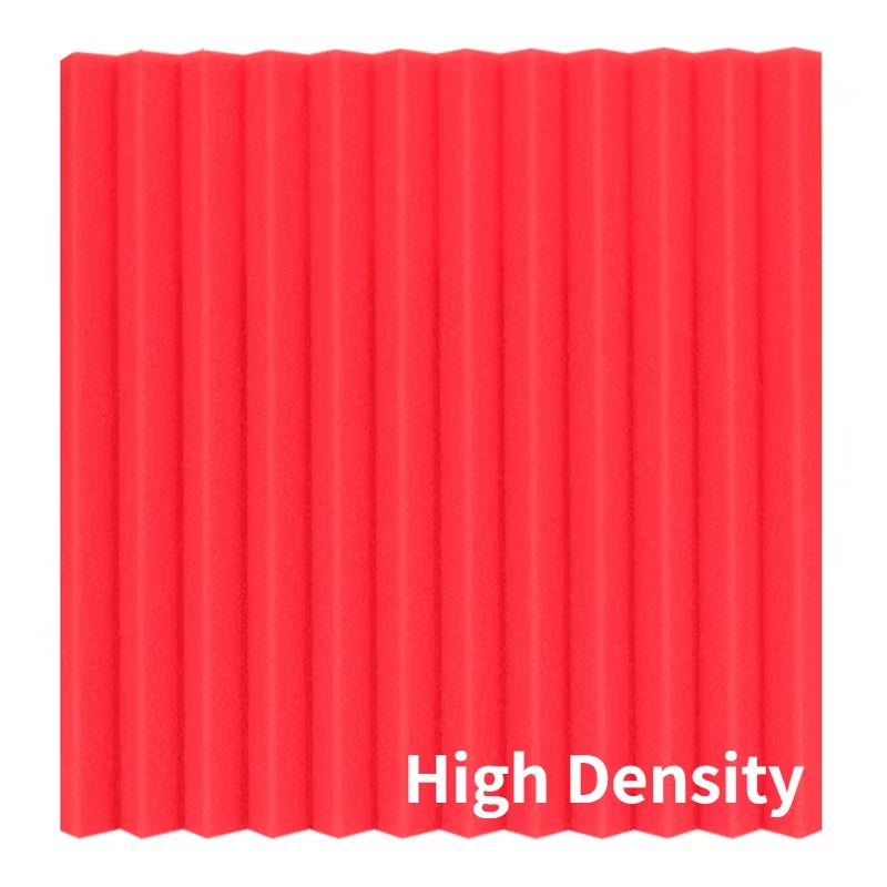 24-Pack 30x30x2.5 cm Studio Acoustic Foam Panels for Wall Insulation and Sound Absorption