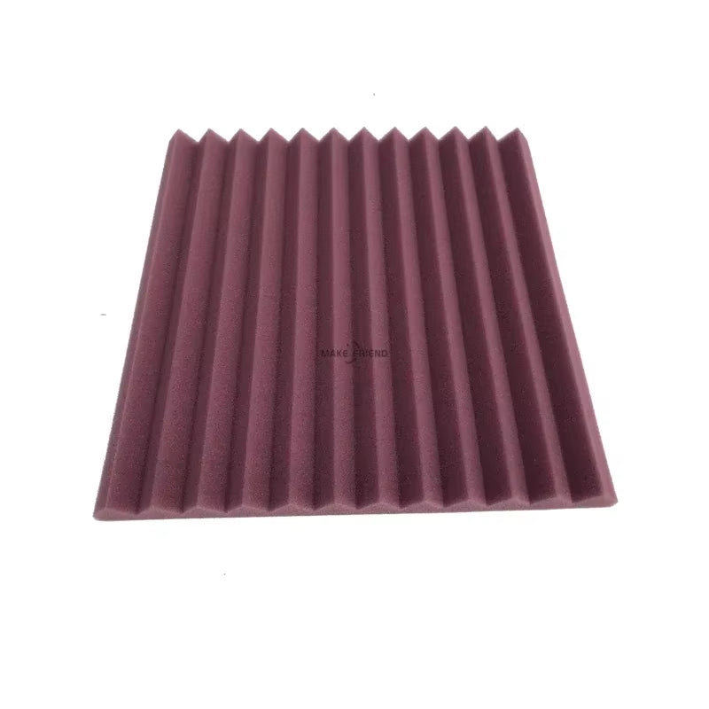 24-Pack 30x30x2.5 cm Studio Acoustic Foam Panels for Wall Insulation and Sound Absorption