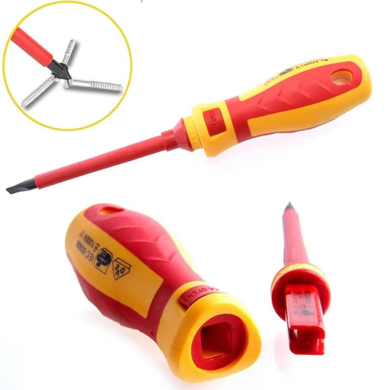 Insulated Screwdriver Tool Kit - Versatile Professional Hand Tool Set for Home and Office Applications