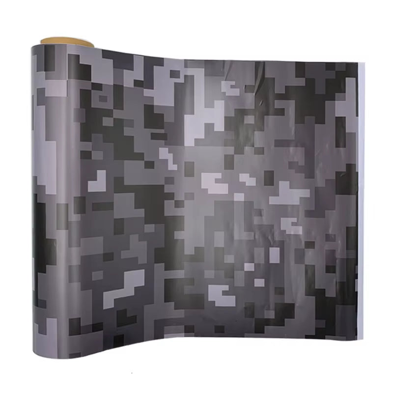 5 Sizes Digital Printed Camo Vinyl Film Wrapping Motorcycle Scooter Car Sticker Wrap Car Styling Foil Pixels Camouflage Film
