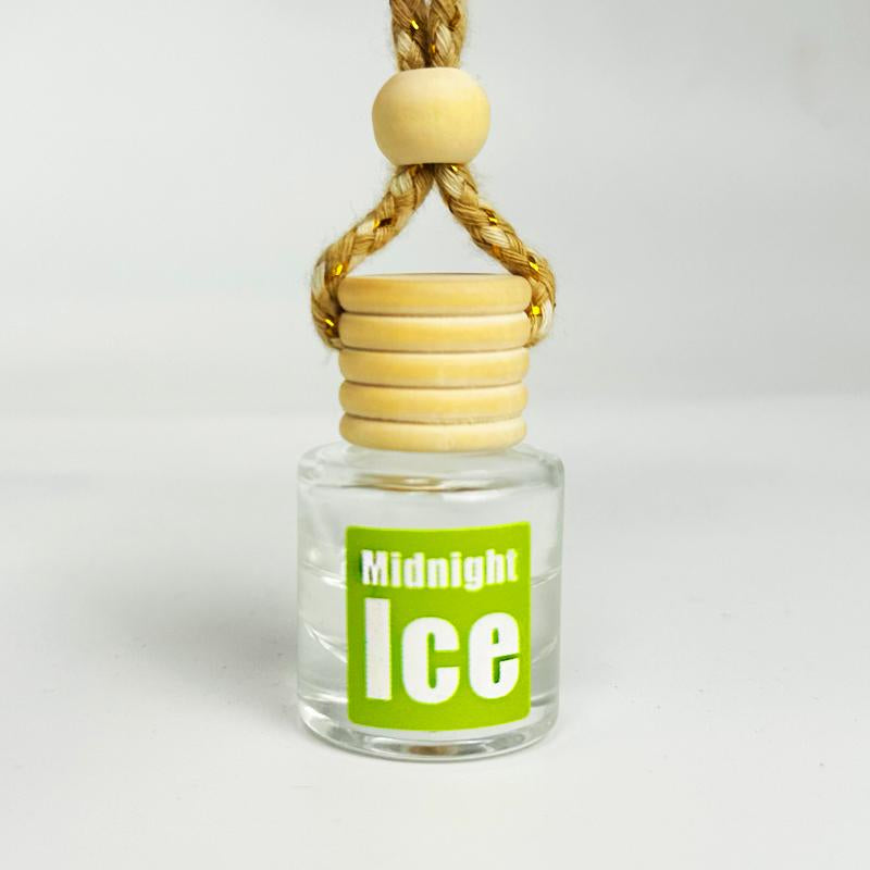 Car Air Freshener Hanging Diffuser - 8ml Natural Fruit Fragrance Oil for Automotive Use and Gifting