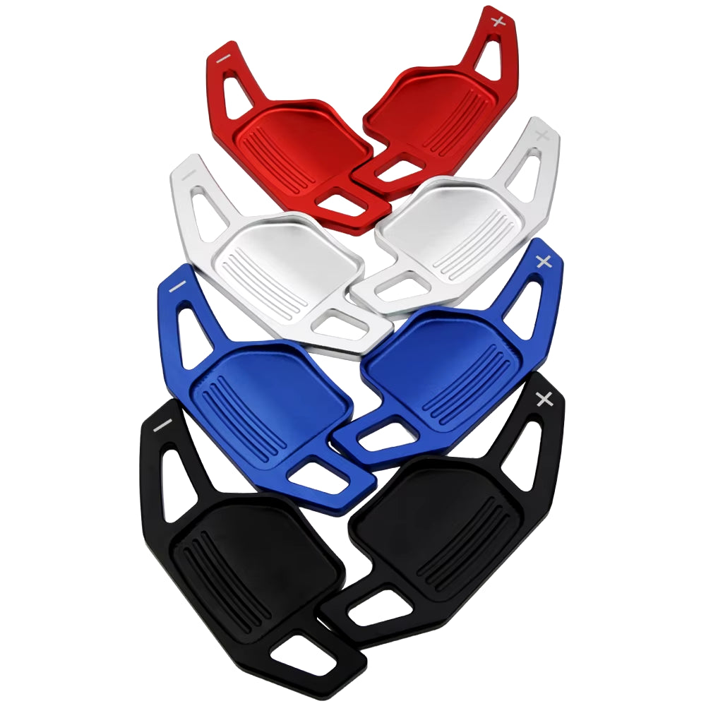 Audi Paddle Shifters for A4 B8, A3 8P, S3, A5, A6, S6 C6, Q5, A8, R8, TT, TTS MK2 8J, and Avant - DSG Styling Steering Wheel Extensions